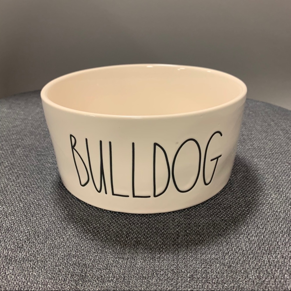 Rae Dunn 6” BULLDOG 🐶 Food Bowl 🎁